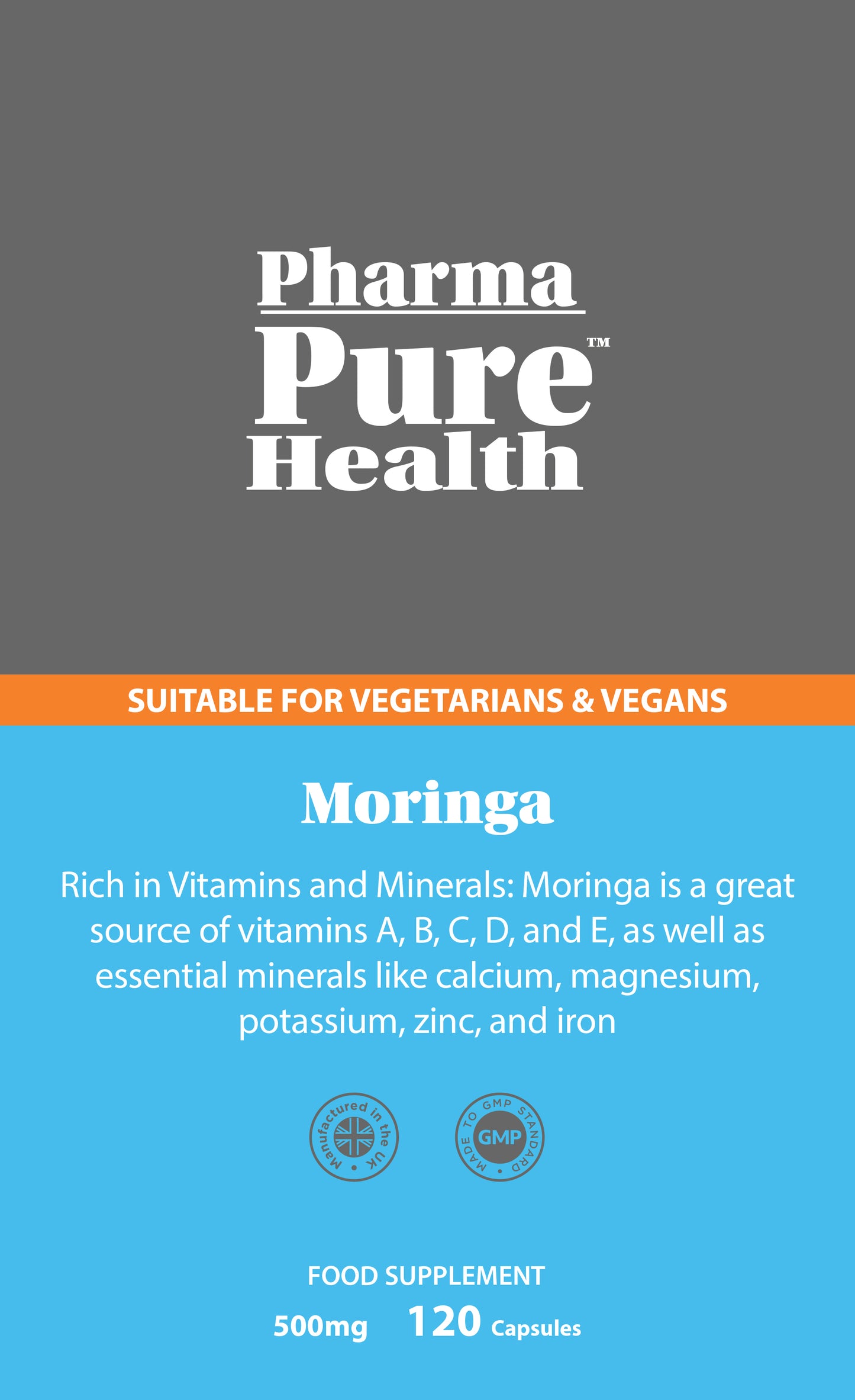 Moringa 500mg 120 capsules